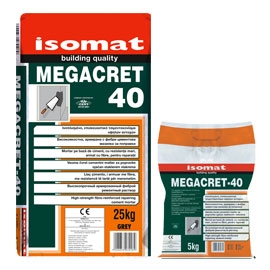 ΕΠΙΣΚΕΥΑΣΤΙΚΟ ΤΣΙΜ/ΜΑ ISOMAT MEGACRET-40 25Kg R4